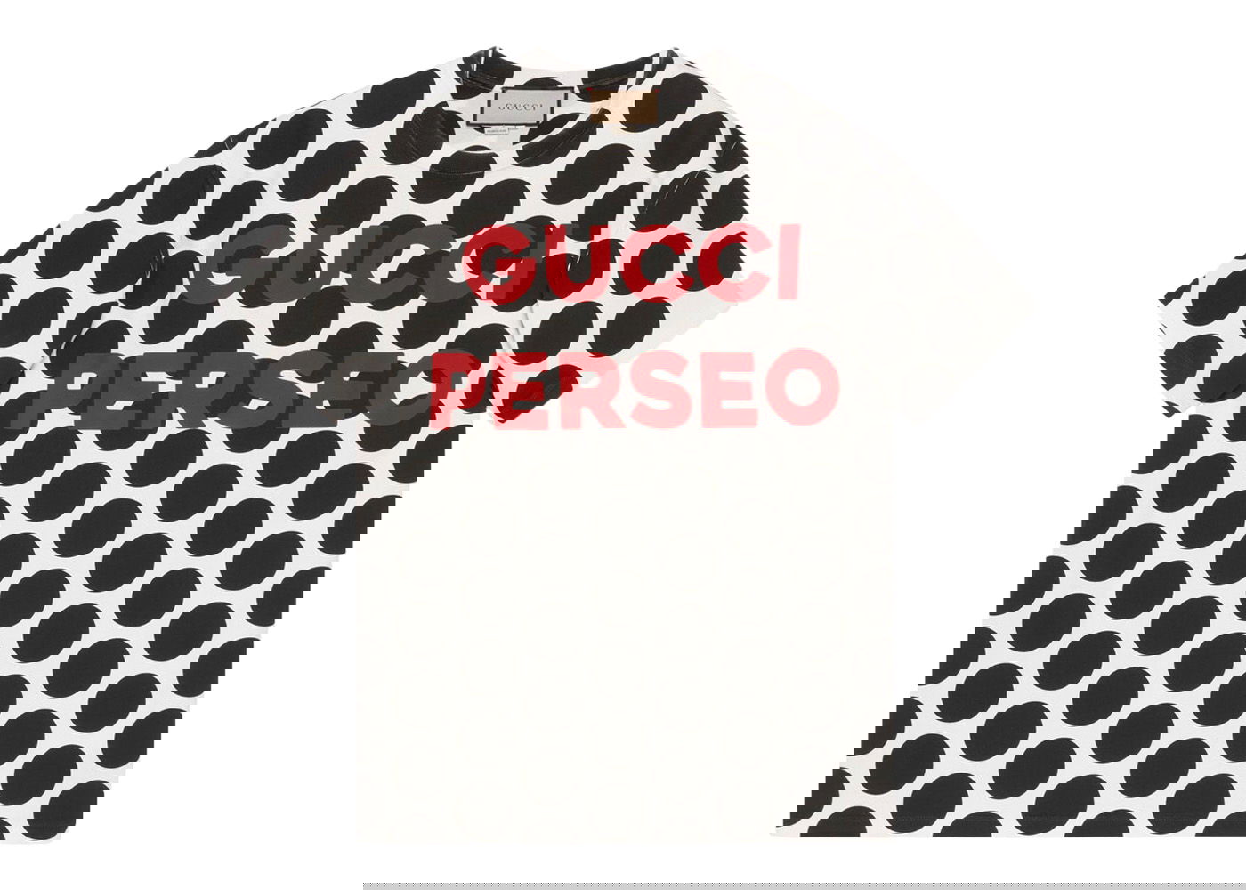 T-shirt Gucci Perseo Polka Dot Print T-Shirt Flerfarvet | 548334 XJE8B 9275, 0