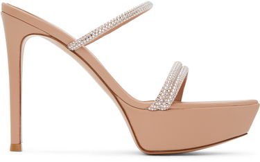 Sneakers og sko Gianvito Rossi Cannes Platform Sandals Beige | G16140.85RIC.XCN, 0