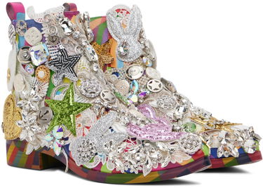 Tøj Comme des Garçons Comme des Garçons Kids Love Gaite Edition Embellished Chelsea Boots Flerfarvet | GM-K101-001, 3