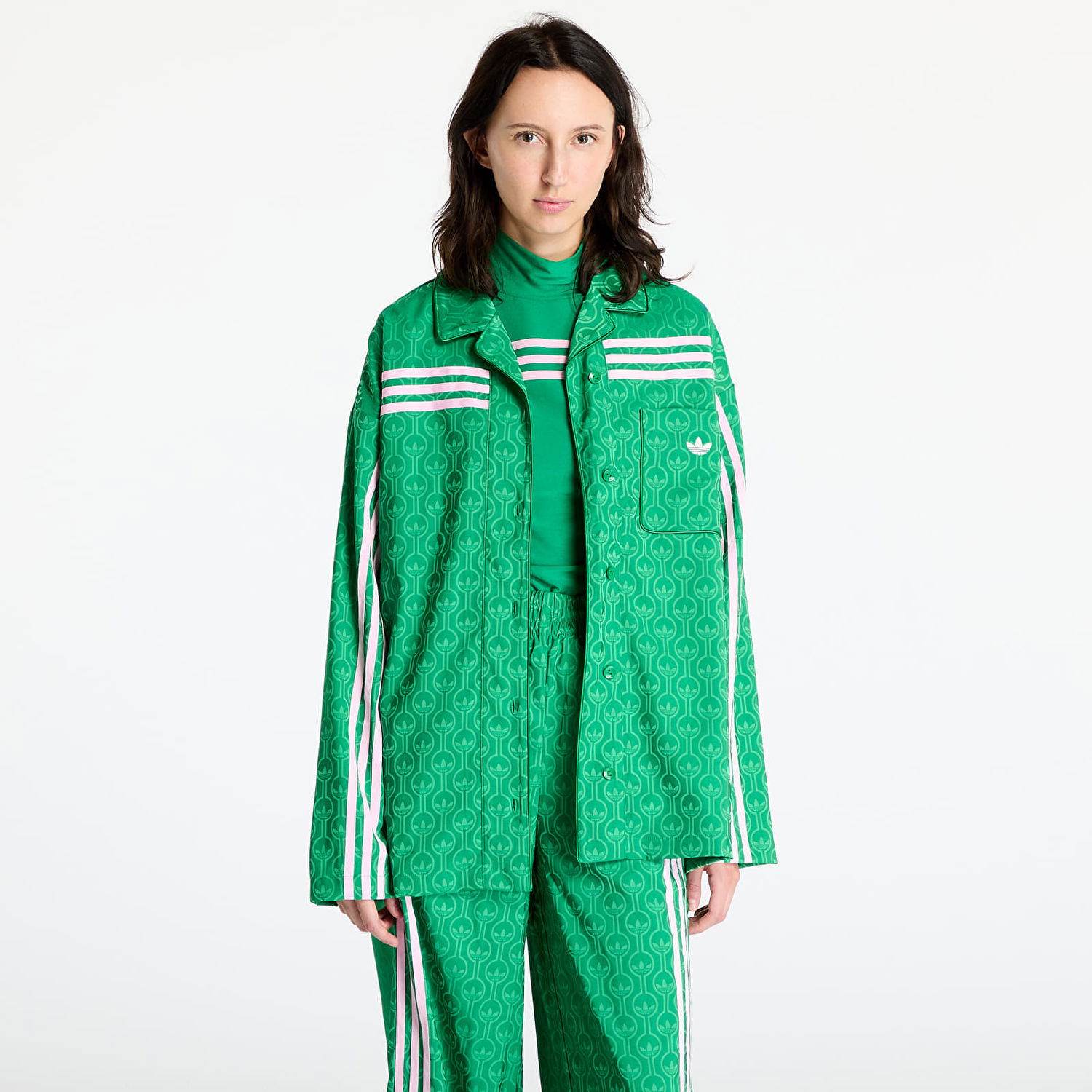 Pyjamas adidas Originals Pyjama Top Green Grøn | JN7659, 0