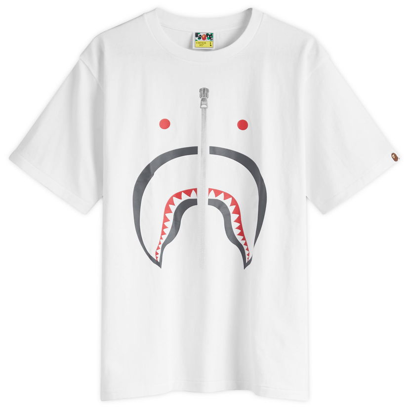 T-shirt BAPE Classic Shark Graphic T-Shirt Hvid | 001TEK801003M-WHT