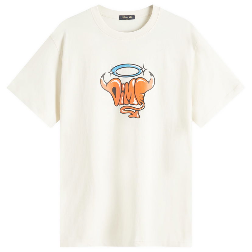 T-shirt Dime Dime Purgatory T-Shirt, Size Large Hvid | DIME2SP2555NAT