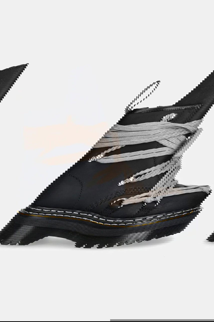 Sneakers og sko Rick Owens Rick Owens DRKSHDW x Dr. Martens 1460 Quad Sole Megalace® Boot Sort | DW02E6812.8001, 1