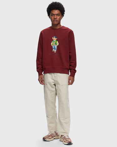 Sweatshirt Polo by Ralph Lauren LONG SLEEVE SWEATSHIRT Bourgogne | 710953718001, 1