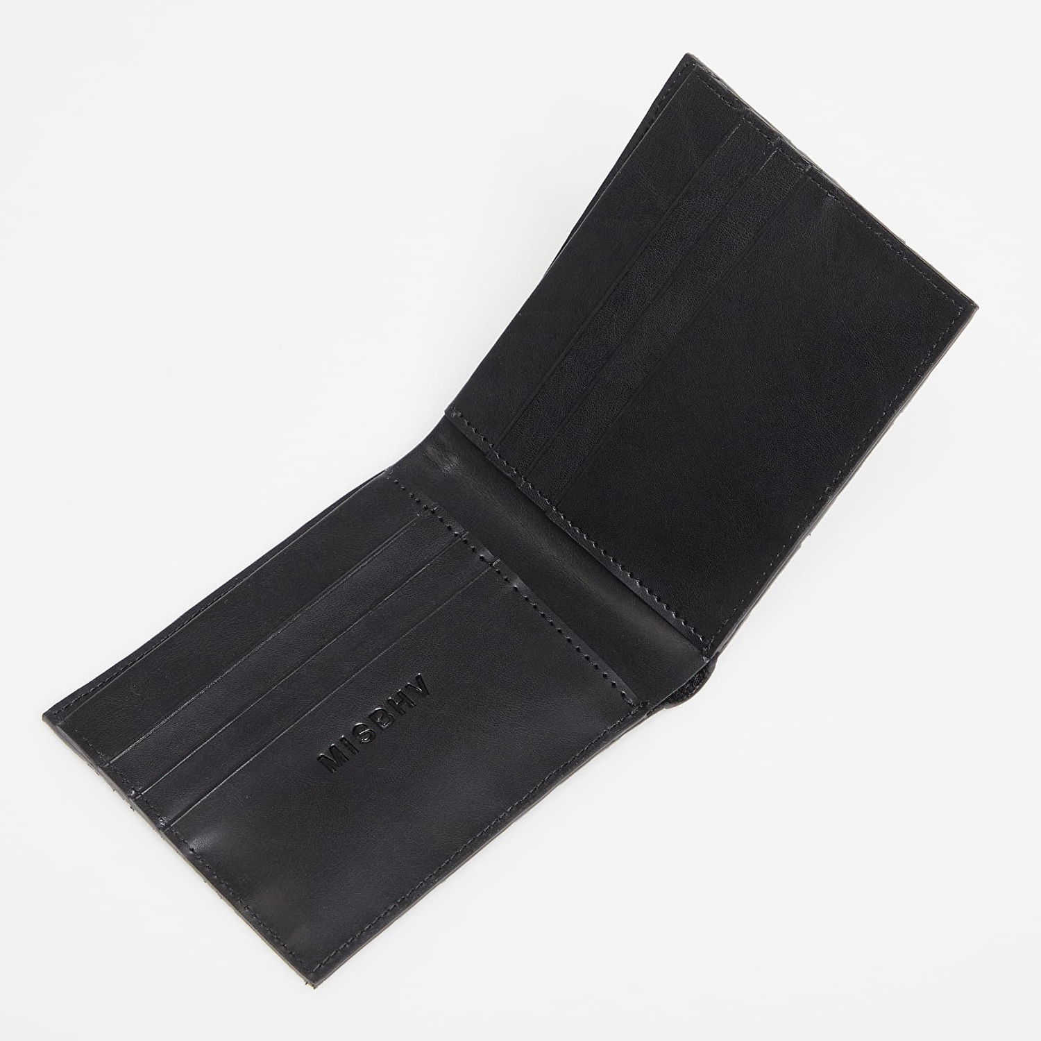 Tegnebog MISBHV Embossed Monogram Bifold Wallet Sort | 3020A461, 1