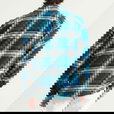 Skjorte By Parra Crow Flannel Shirt Grøn | 54330-PGN, 3