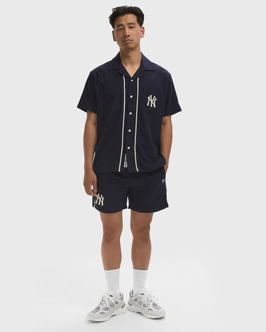 Skjorte New Era Piping Revere Shirt New York Yankees Mørkeblå | 60756034, 2