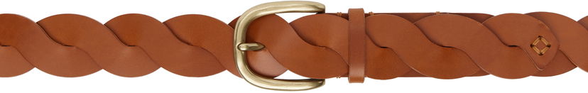 Bælter ISABEL MARANT Isabel Marant Braided Leather Belt Brun | CE321CFA-C2B07A