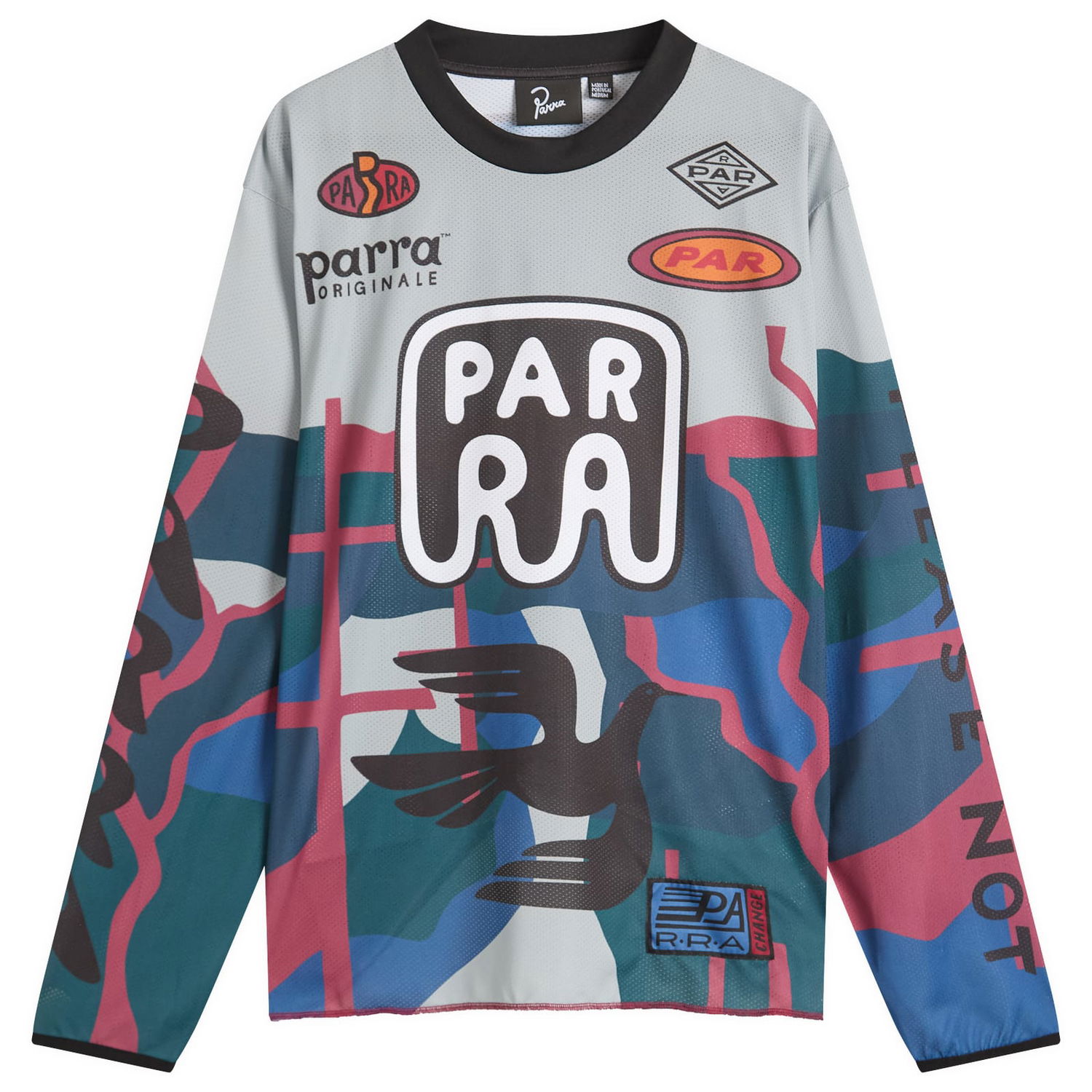 T-shirt By Parra Parra Dirt Jumper Long Sleeve T-Shirt Flerfarvet | 54135-GRY, 1