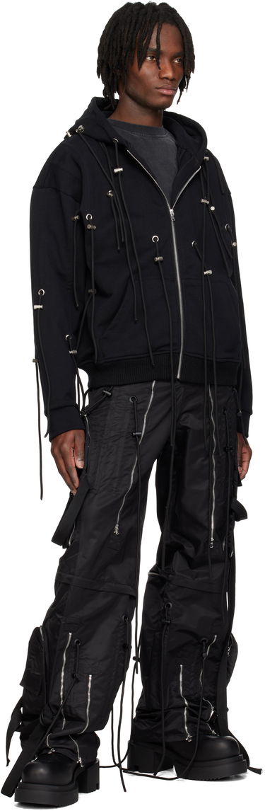 Sweatshirt Who Decides War Who Decides War String Theory Zip-Up Hoodie Sort | 1110520002SS25, 3