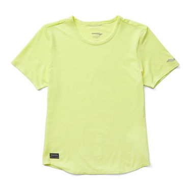 T-shirt Saucony Saucony Stopwatch Short Sleeve T-Shirt Gul | SAW800484-SLH, 0