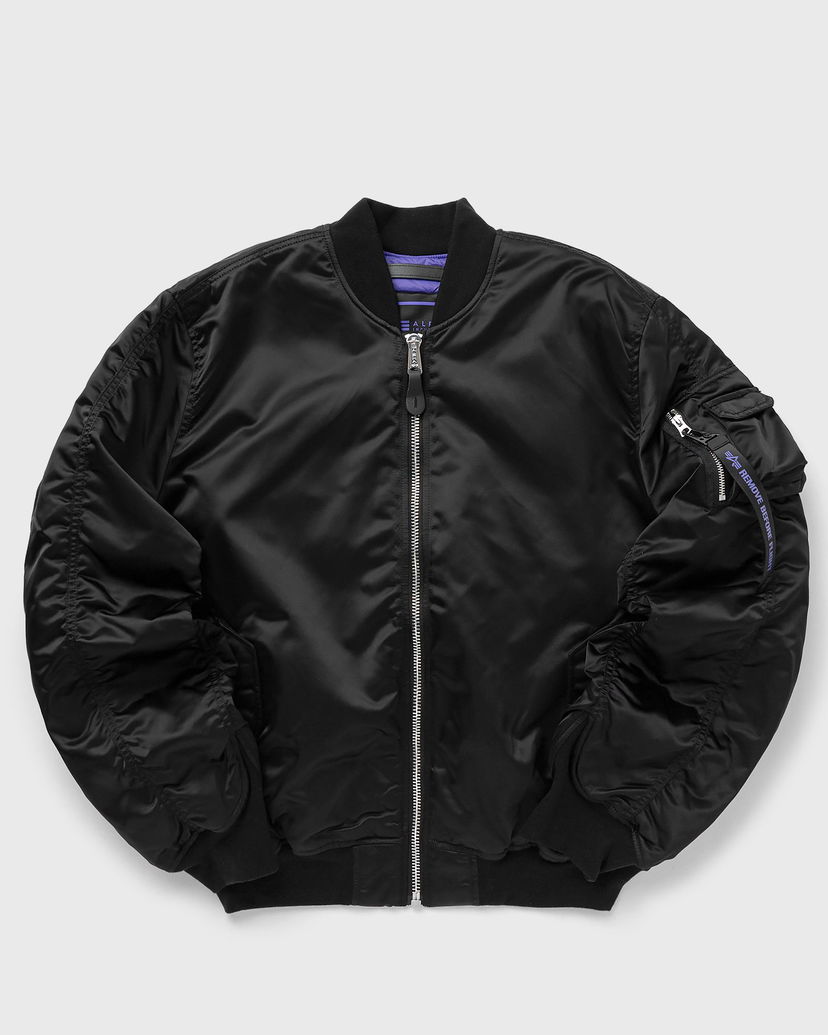 Bomberjakke Alpha Industries MA-1 UV Flight Jacket Sort | 766027-03