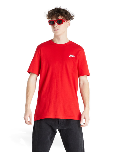 T-shirt Nike Sportswear Club Tee Rød | AR4997-657