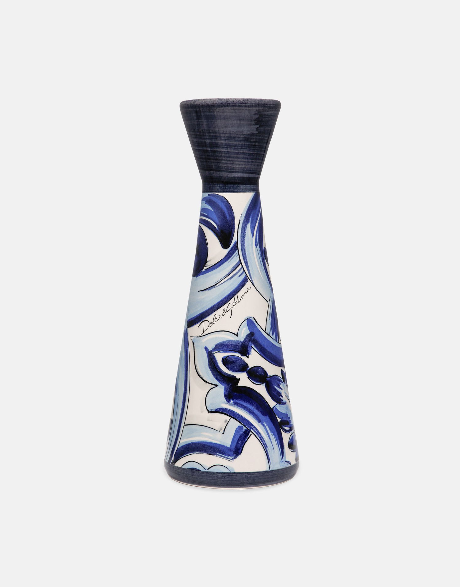 Home decor Dolce & Gabbana Dolce & Gabbana Ceramic Candle Holder Blå | TCC187TCACDUB001, 0