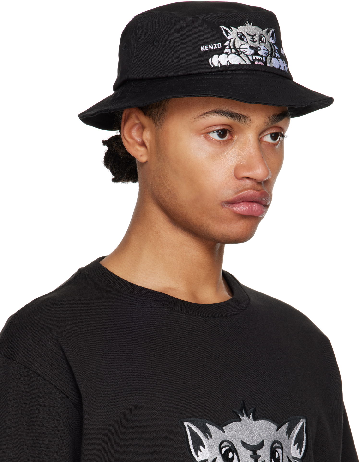 Hat KENZO Logo Graphic Bucket Hat Sort | FF58AC624F46, 1