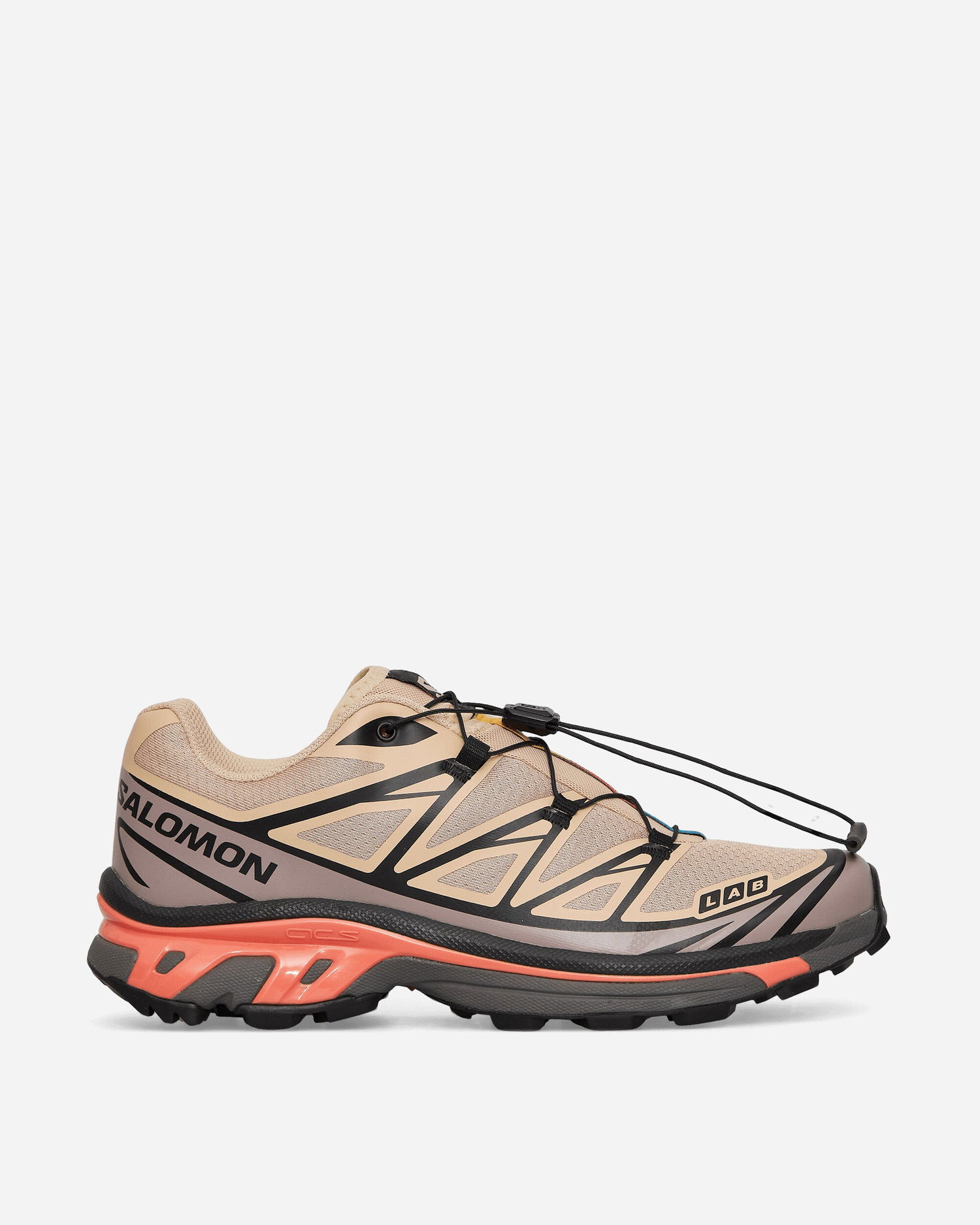 Sneakers og sko Salomon XT-6 Sneakers Hazelnut / Quail / Living Coral Beige | L47444900, 1