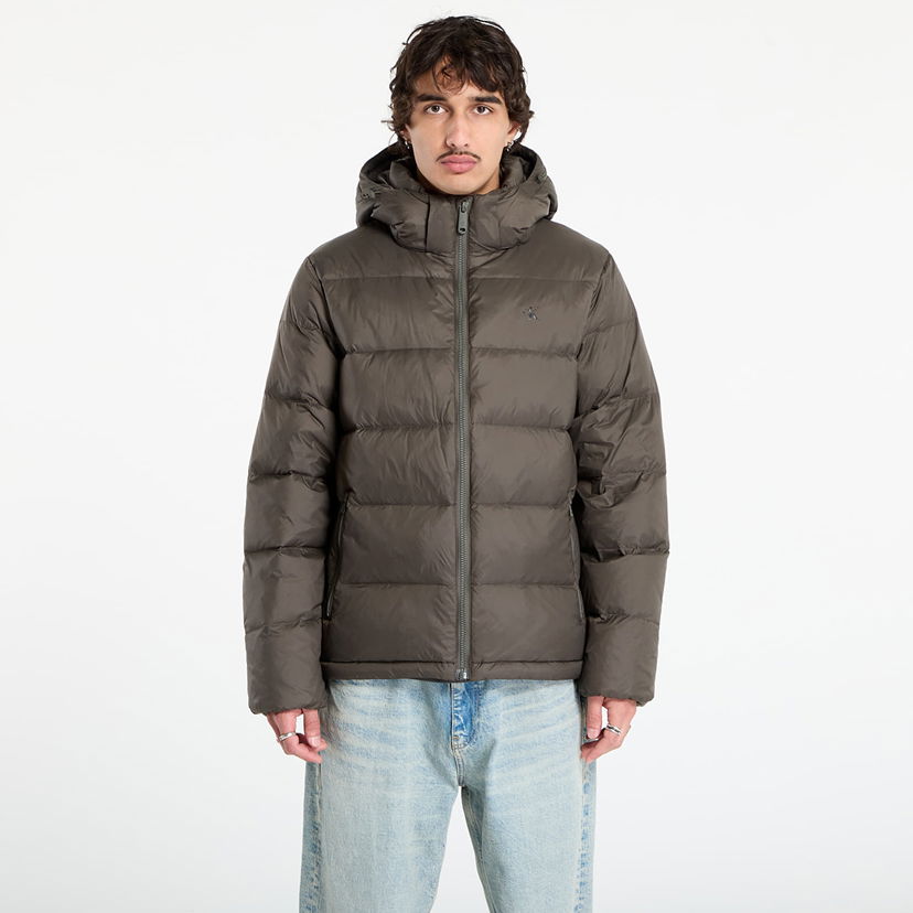 Jakke CALVIN KLEIN Calvin Klein Jeans Zip Off Hooded Nylon Jacket Grøn | LV04RC518G PAR