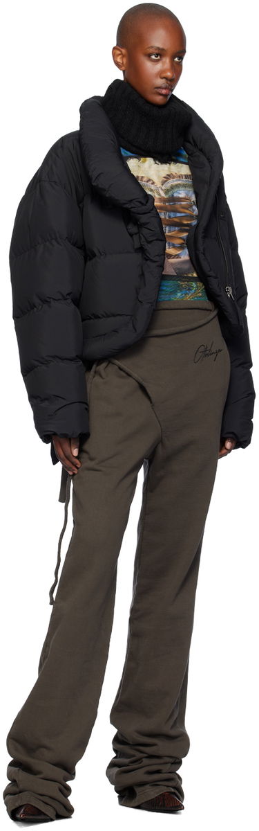 Puffer jakke Ottolinger Ottolinger Strappy Puffer Jacket Sort | 1090602921, 3