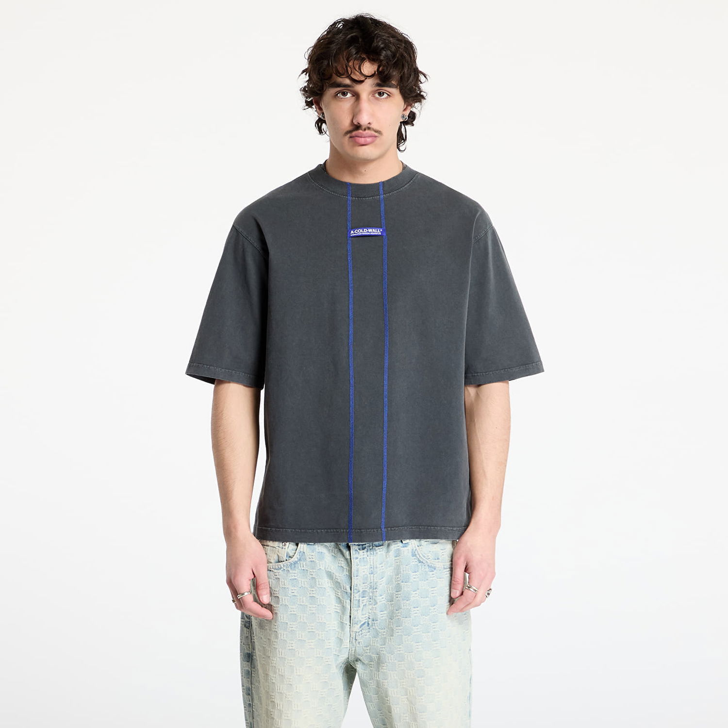 T-shirt A-COLD-WALL* A-COLD-WALL* Schema T-Shirt Grå | ACWMTS205 Black, 0