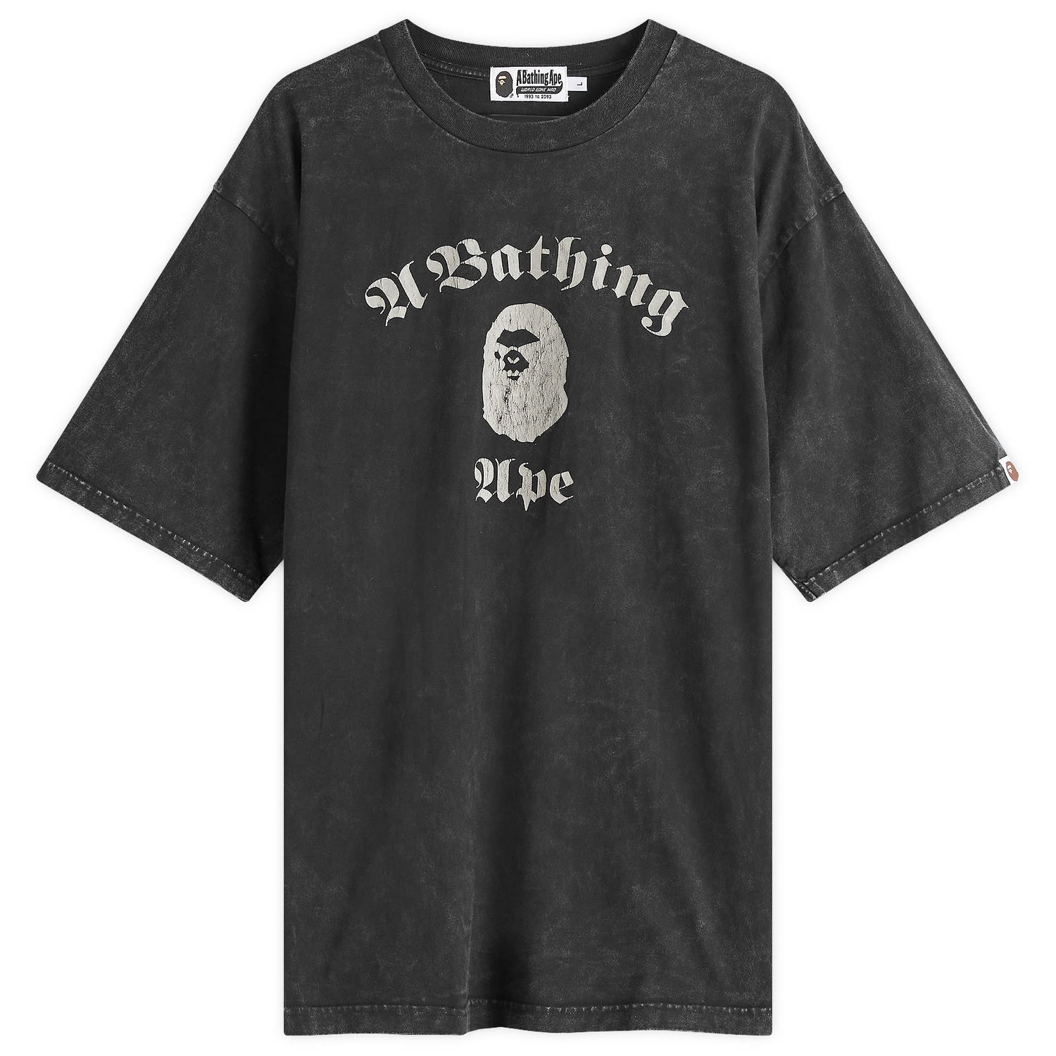 T-shirt BAPE A Bathing Ape Over Dye T-Shirt Sort | 001CSK301009M-BLK, 0