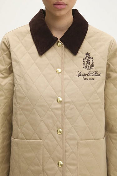 Jakke Sporty & Rich Sporty & Rich Vendome Quilted Jacket Beige | OW008512205BE01, 3