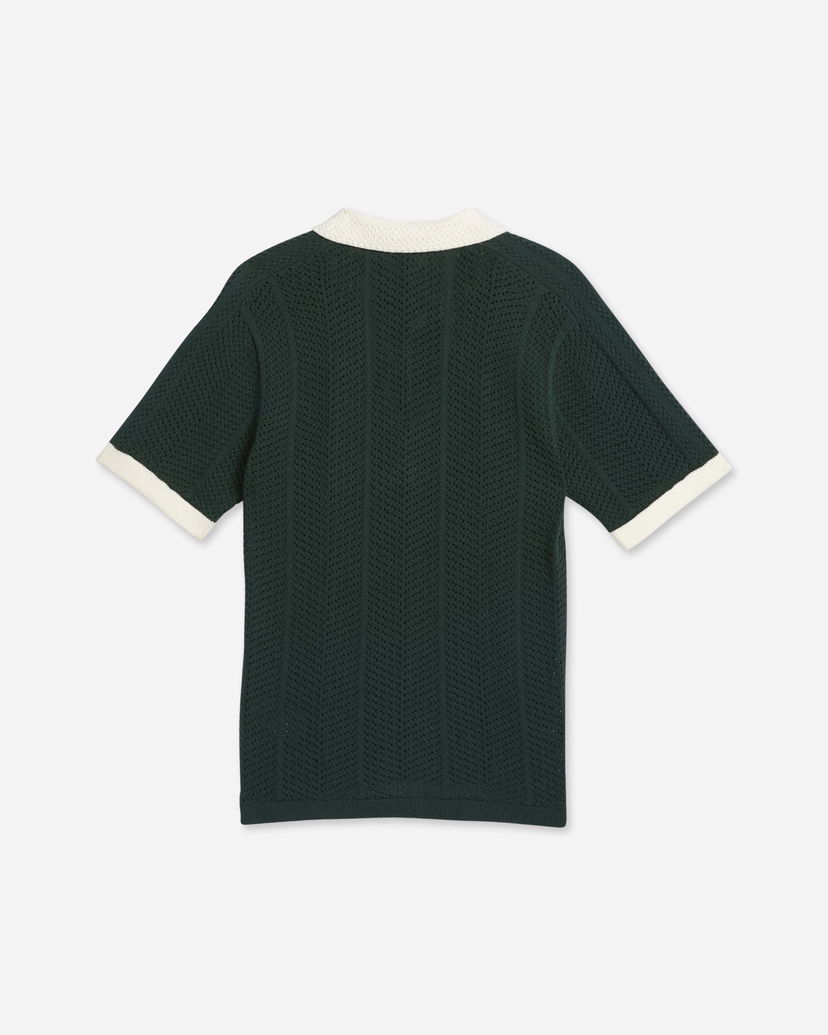 Polo skjorte adidas Originals CLOT by Edison Chen Pique Polo Grøn | IK2942