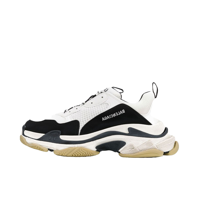 Sneakers og sko Balenciaga Triple S "Black White" Sort | 536737W09OM9072