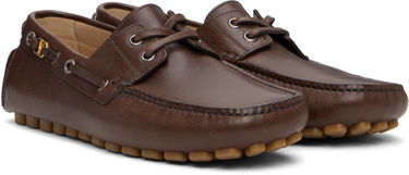 Sneakers og sko Valentino Valentino Garavani Driver Fastaway Buffalo Loafers Brun | 6Y2S0J59PNJ, 3