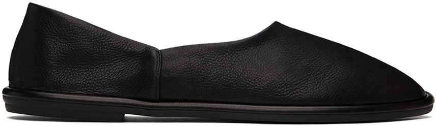 Tøj The Row The Row Canal Slip-On Loafers Sort | F1236-L74, 0