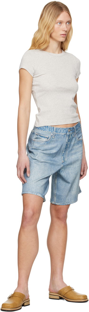 Shorts rag & bone rag & bone Miramar Ponte McKenna Shorts Blå | WCW25S9001PT01, 3