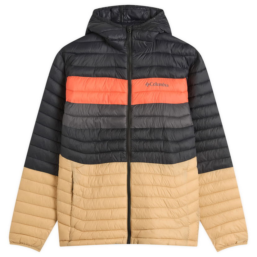 Puffer jakke Columbia Powder Pass™ Hooded Jacket Flerfarvet | 2134131-262
