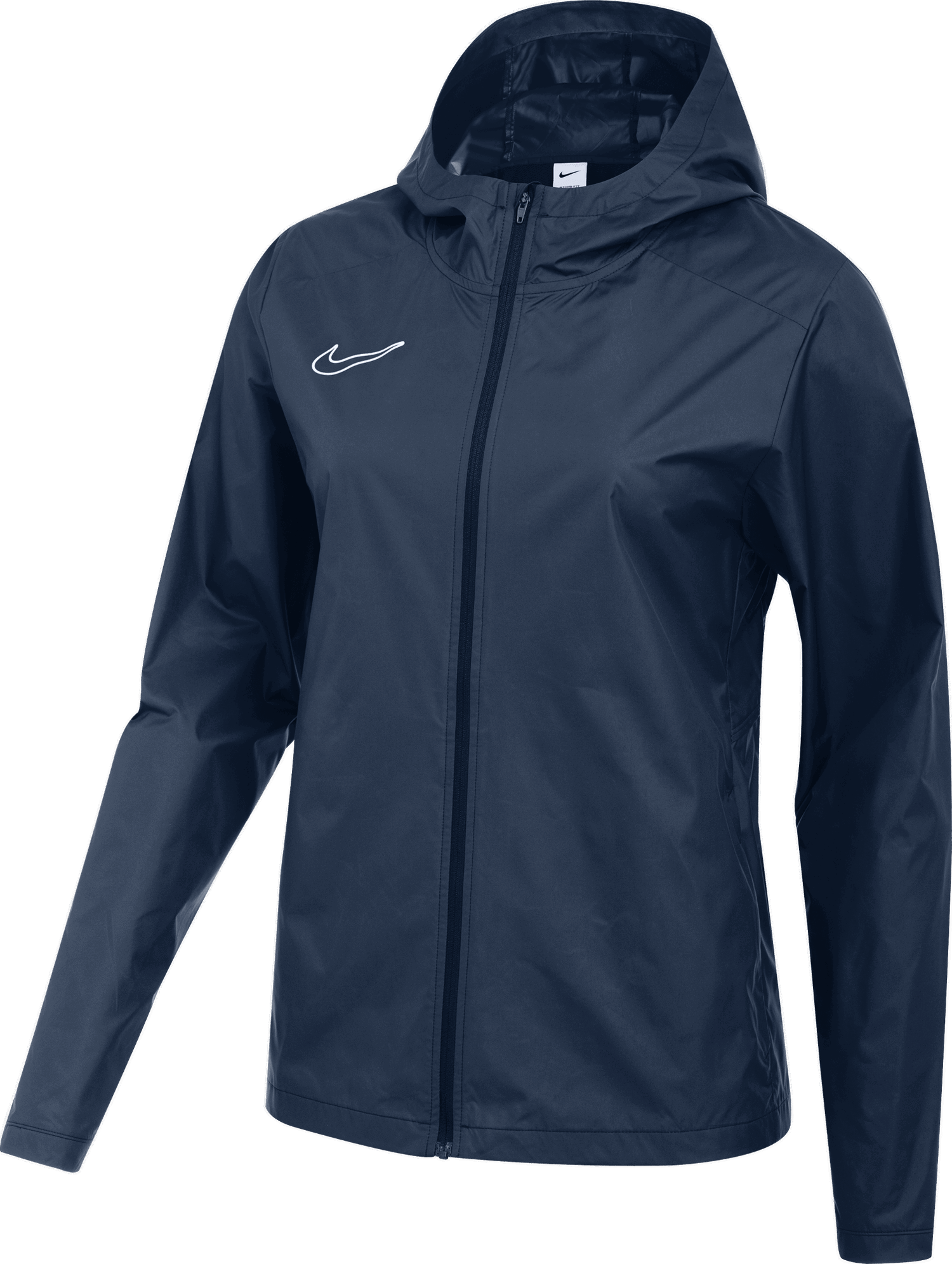 Vindjakke Nike Women's Hooded Rain Jacket Mørkeblå | fz9860-410, 0