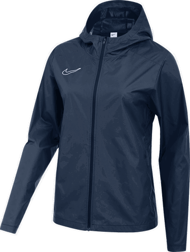 Vindjakke Nike Women's Hooded Rain Jacket Mørkeblå | fz9860-410, 0