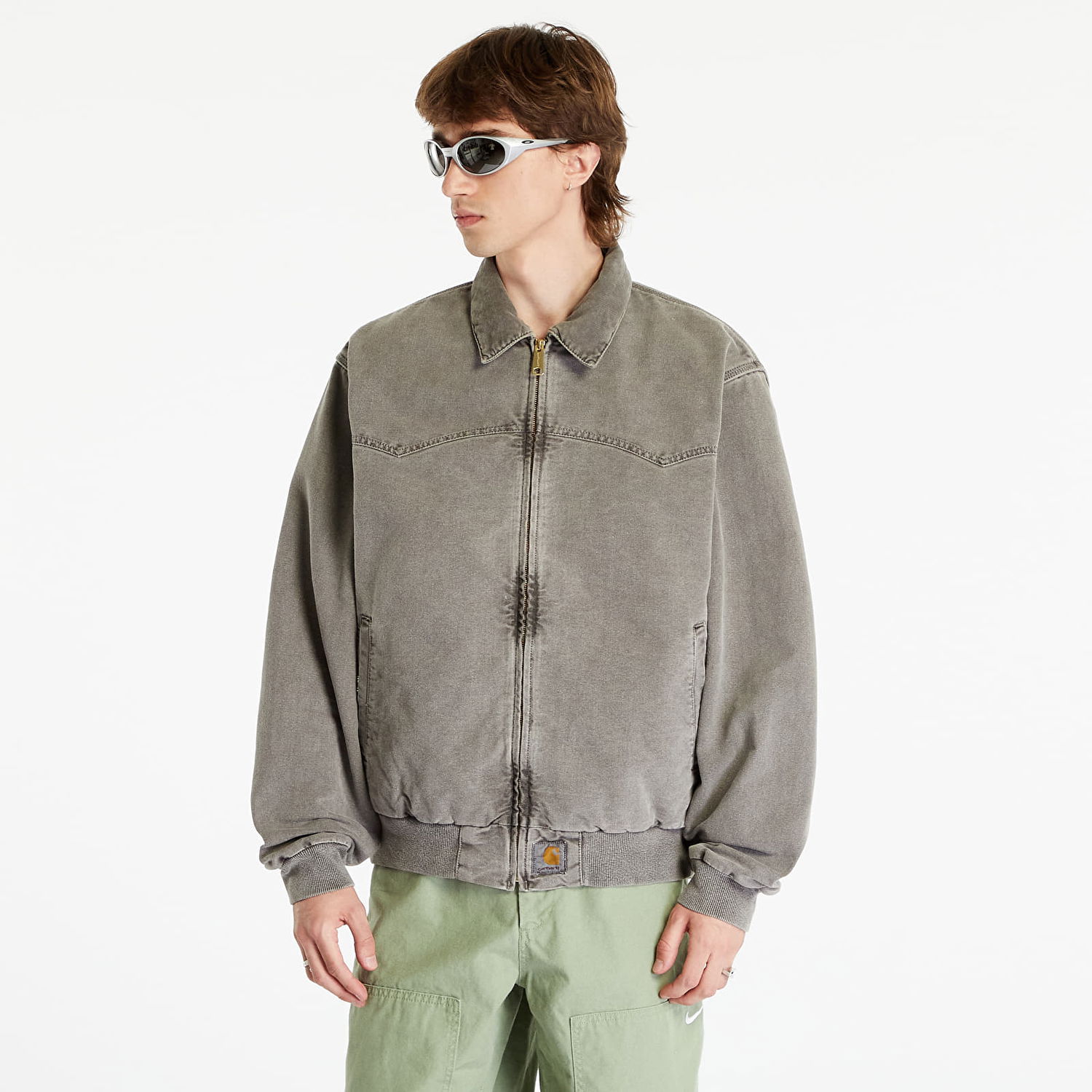Jakke Carhartt WIP OG Santa Fe Jacket Grå | I030288.00EFH, 0