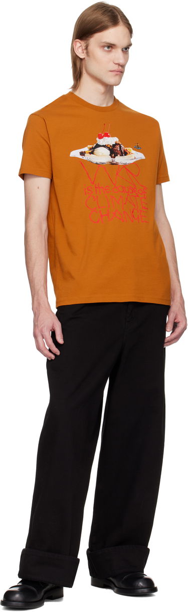 T-shirt Vivienne Westwood Vivienne Westwood Banana Split Graphic T-Shirt Orange | 3G01003B-J009B-, 3