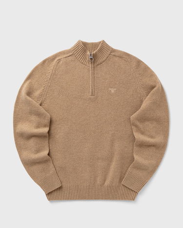 Sweater Barbour Grangetown Half-Zip Knit Sweater Beige | MKN1653ST17, 2