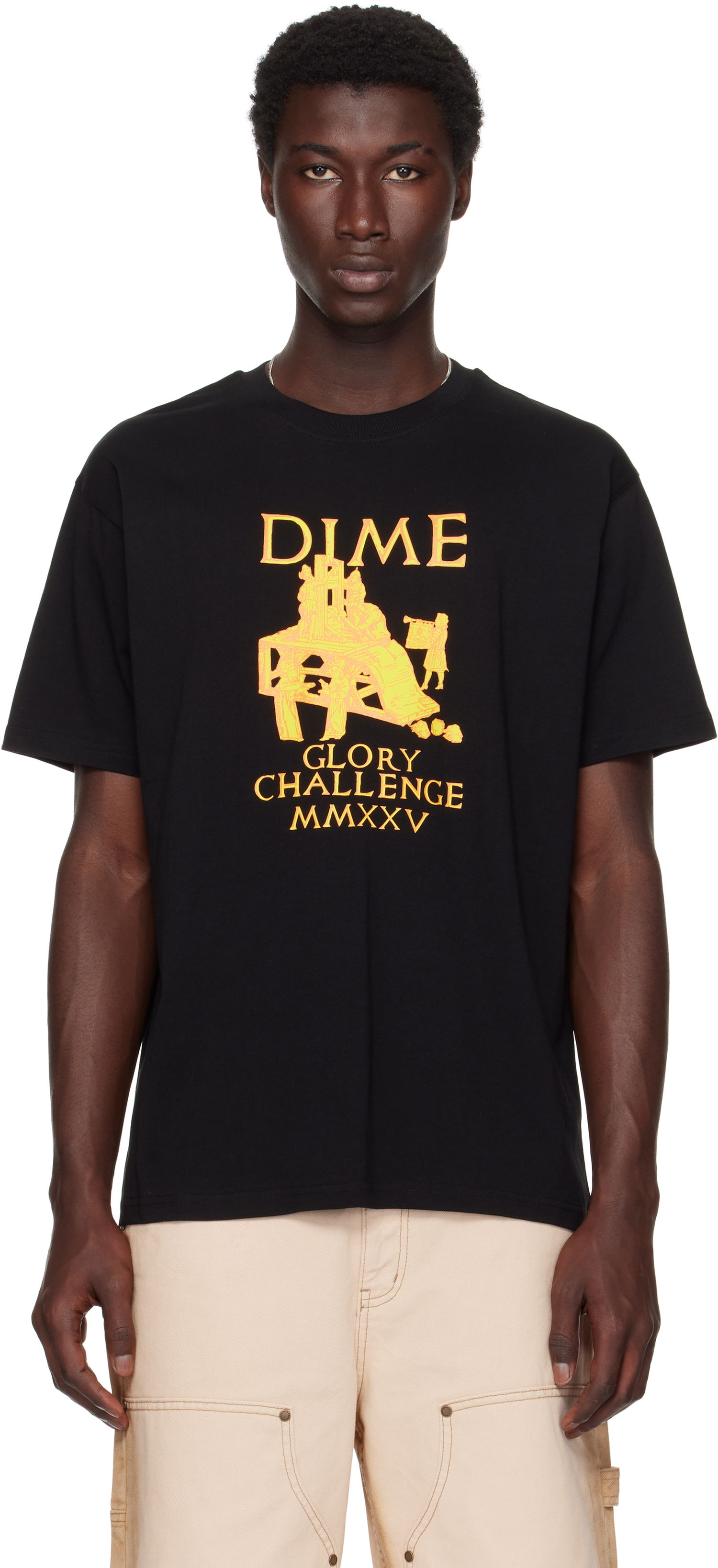 T-shirt Dime Dime Glorious Graphic T-Shirt Sort | DIMESU2561BLK, 0