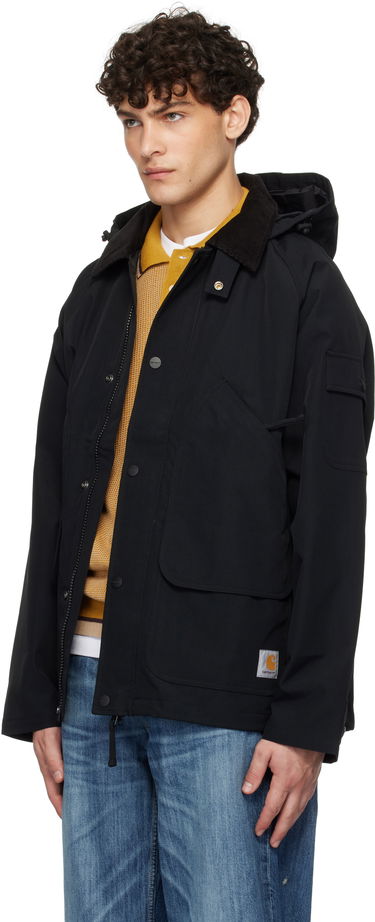 Parka Carhartt WIP Black Hooded Work Jacket Sort | I033871, 3