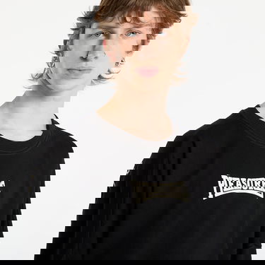 T-shirt Pleasures Bulldog Heavyweight Long Sleeve Sort | P25F039-BLACK, 4