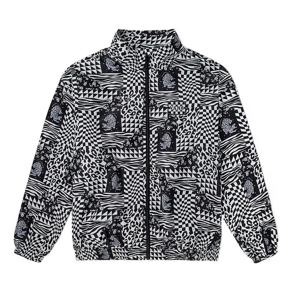 Vindjakke Vans Vans Grid Full Print Jacket Sort | VN0A5H9T7TO, 0