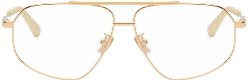 Solbriller Bottega Veneta Aviator Metal Glasses Metalisk | BV1196O, 0