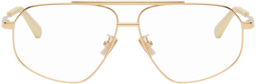 Solbriller Bottega Veneta Aviator Metal Glasses Metalisk | BV1196O