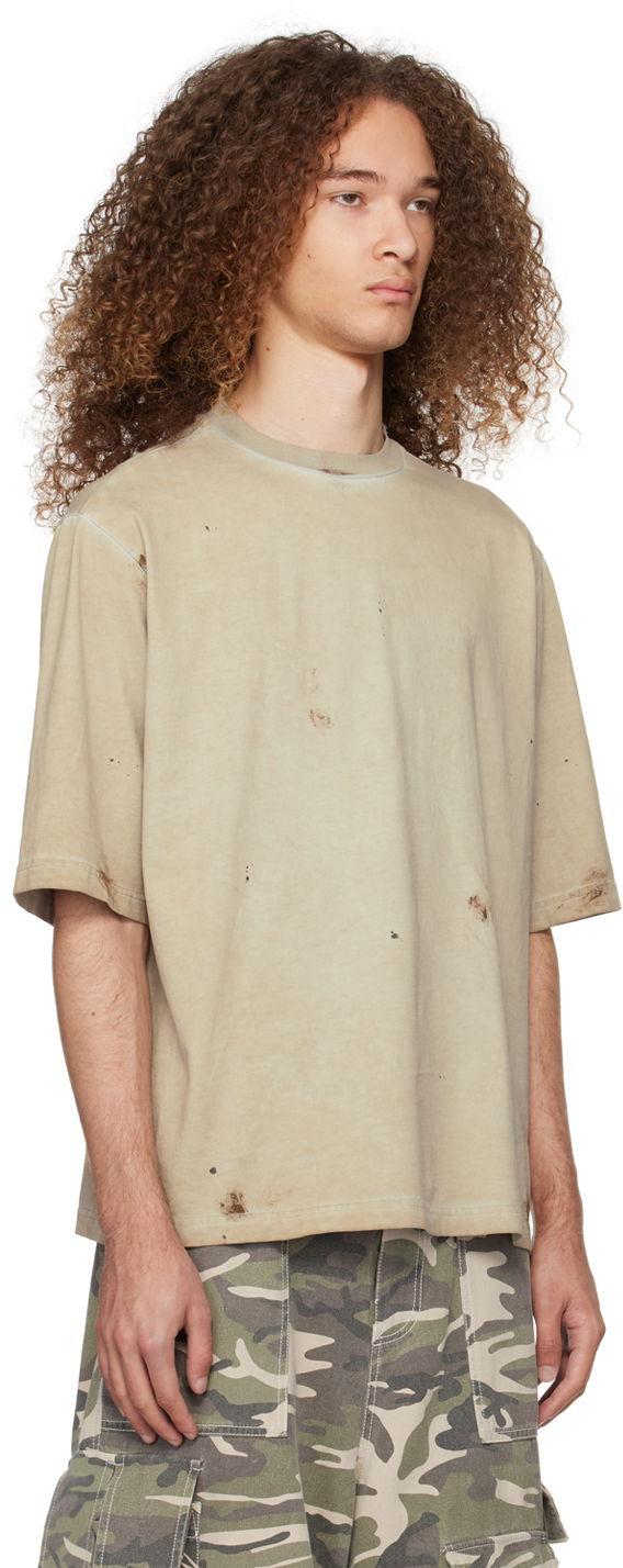 T-shirt We11done We11done Faded T-Shirt Grøn | WD-TT0-24-895-U-BG, 1