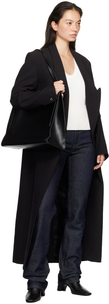 Frakker Coperni Coperni Long Double-Breasted Coat Sort | COPM22F3004, 3