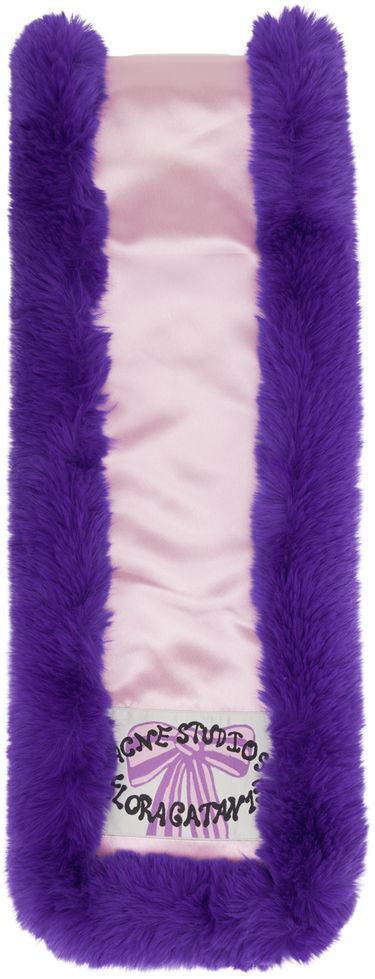 Tørklæde Acne Studios Acne Studios Furry Scarf Lilla | CA0349-, 1