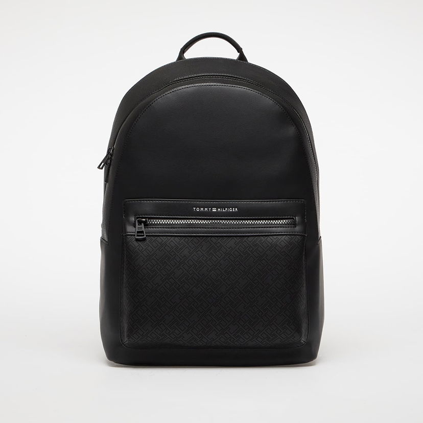 Rygsæk Tommy Hilfiger Tommy Hilfiger Monogram Backpack Sort | AM0AM13834 BDS