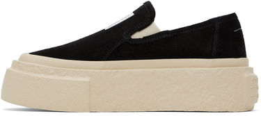 Sneakers og sko Maison Margiela MM6 Maison Margiela Suede Platform Slip-Ons Sort | SH1WS0015 P5246, 2