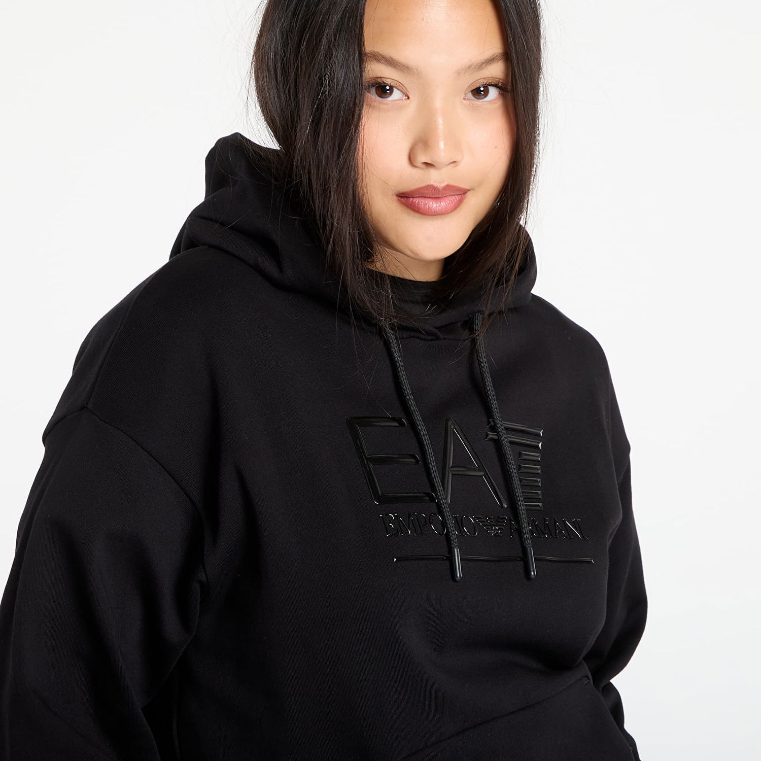 Sweatshirt Emporio Armani EA7 Emporio Armani Train Visibility Hoodie Sort | 7W000417AF12473UC001, 1
