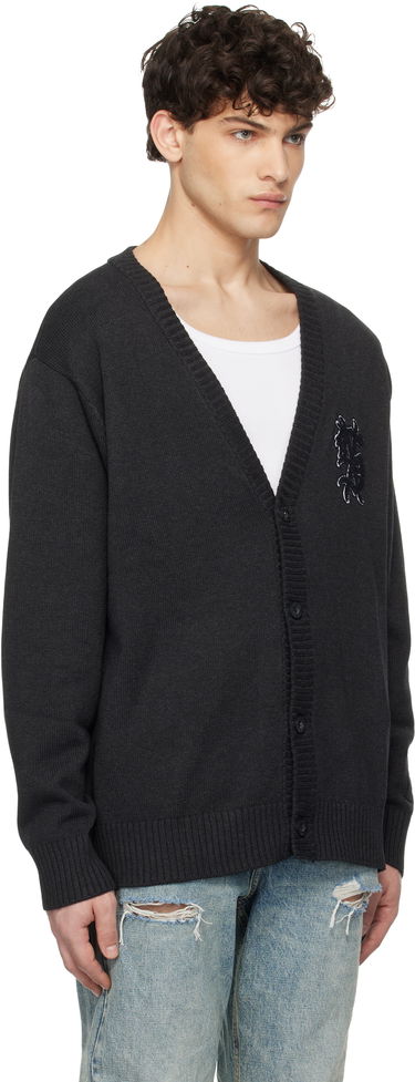 Sweater Ksubi Dug Out Cardigan Sort | MPS25KW004, 1