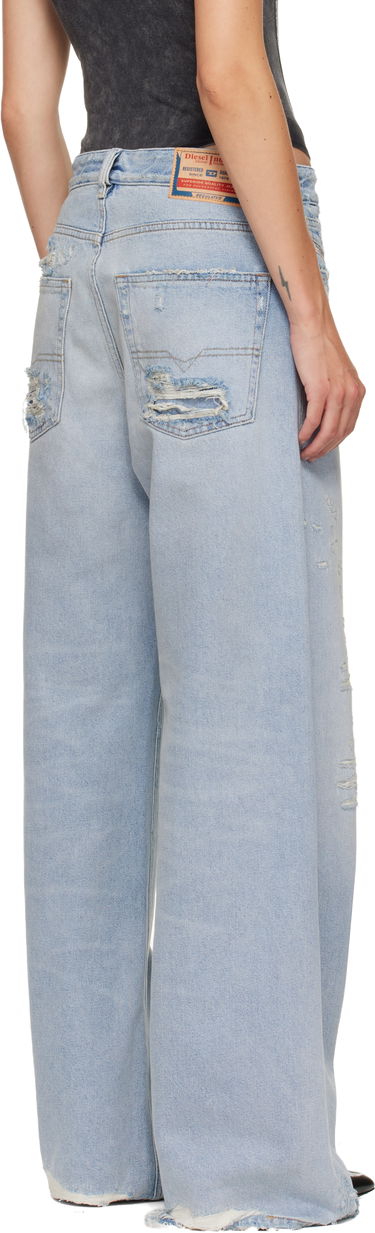 Jeans Diesel Relaxed Distressed Wide-Leg 1996 D-Sire Jeans Blå | A06925 09M53, 2